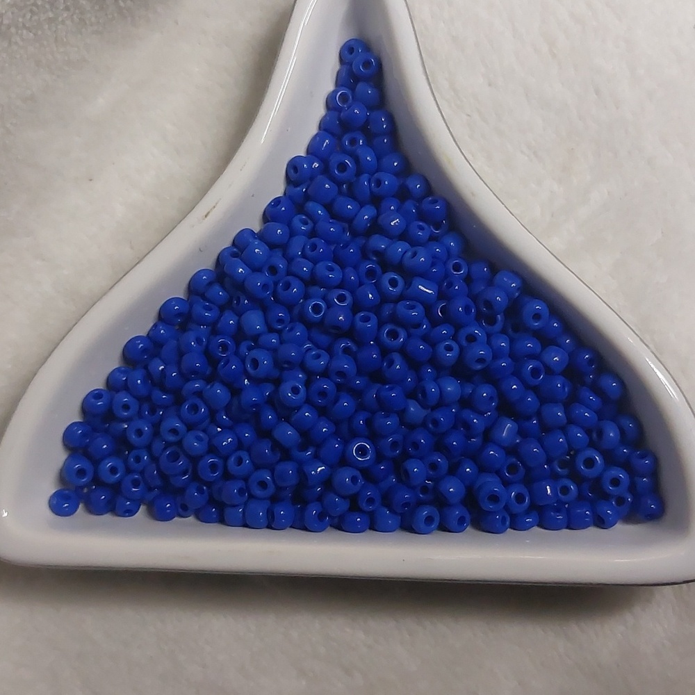 Blue Seed Beads 6/0(3mm)